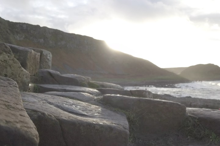 Giants causeway close up of the rocks